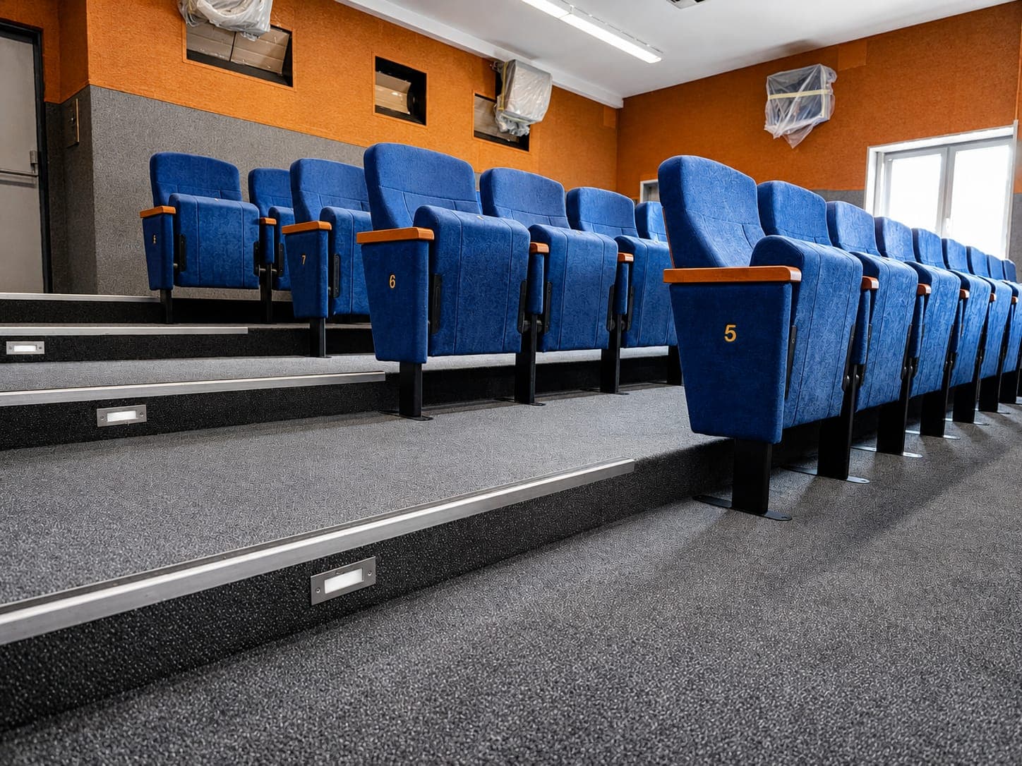 Kino Velké Přílepy — elevace hlediste