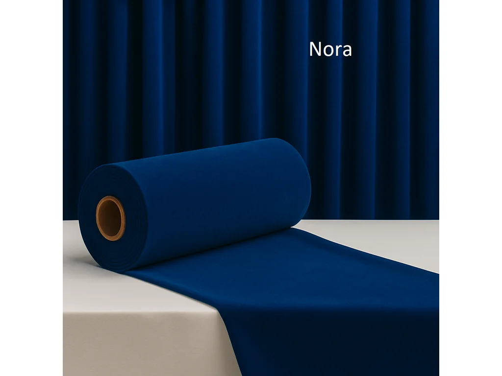 Schwer entflammbarer Samt 391 g — Nora